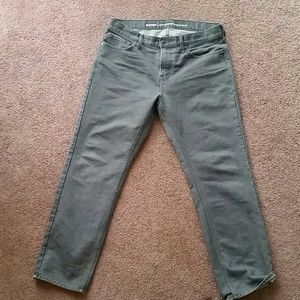 Old Navy Slim Straight Grey Jeans.